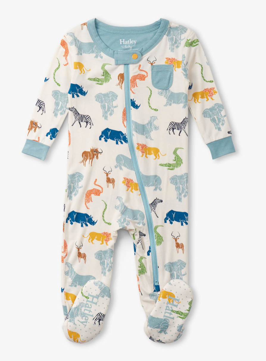 Safari Bamboo Footie