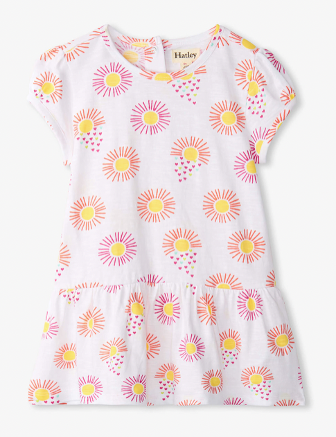 Heart Suns Gathered Dress