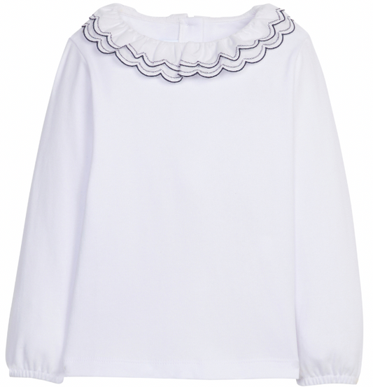 Double London Blouse - Navy