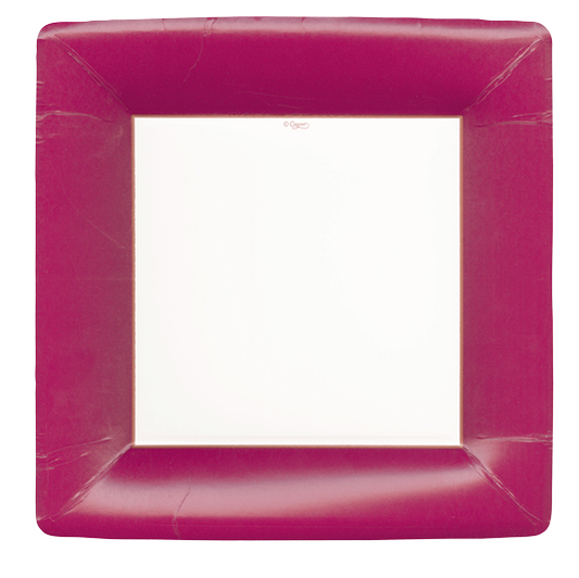 Grosgrain Rose Square Plate