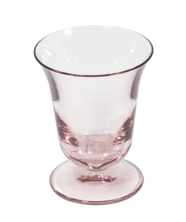 Acrylic Flared Light Rose Wine Glass