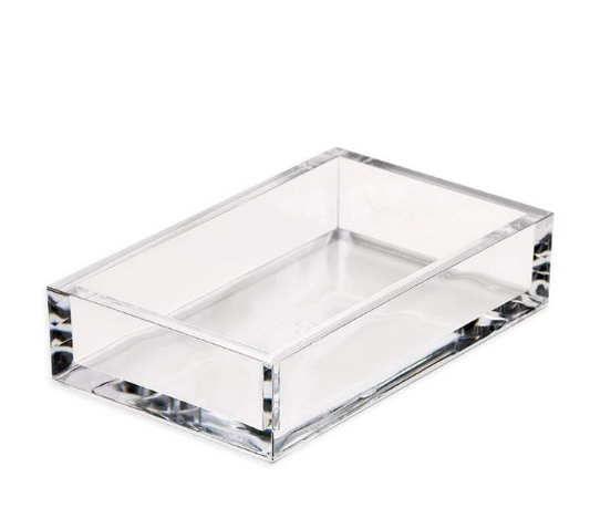 Acrylic Guest Towel Holder - clear