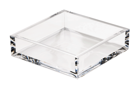 Acrylic Cocktail Napkin Holder  Clear
