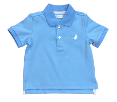 Blue Short Sleeve Polo