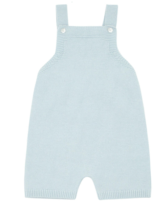 Blue Knit Romper