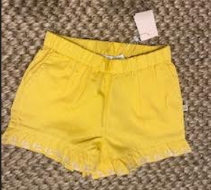 Joseph Shorts Cotton Twill - Sunflower