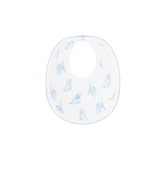 Blue Puppy Bib