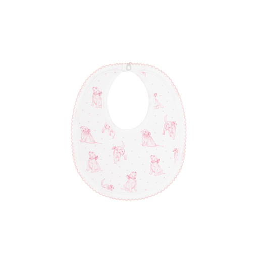 Pink Puppy Bib