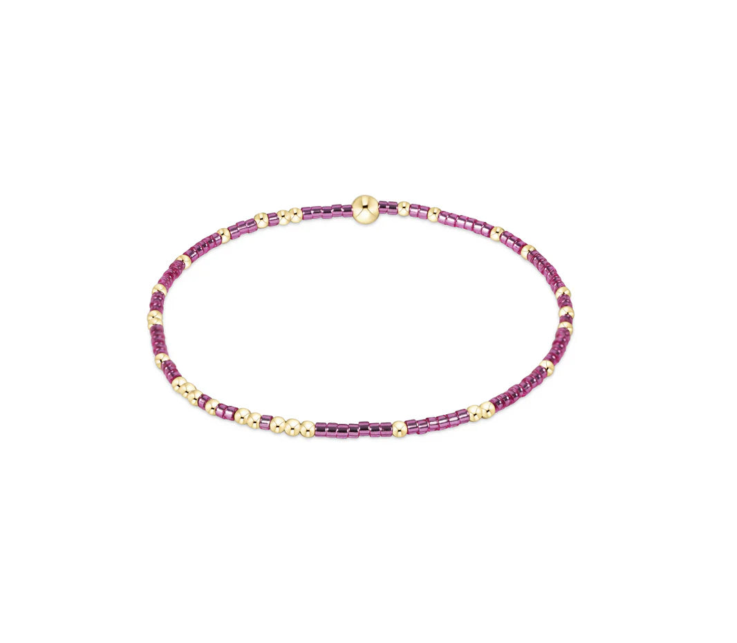 egirl Hope Unwritten Bracelet - Pink Metallic