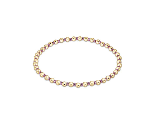 Hope Grateful Bracelet - Pink Metallic