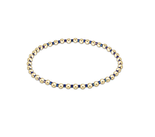 Hope Grateful Bracelet - Blue Metallic