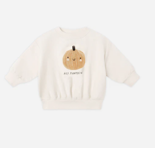 Relaxed Fleece Sweatshirt - Smiley Pumpkin