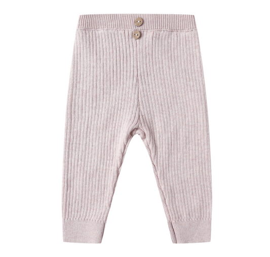 Rib Knit Lilac Leggings