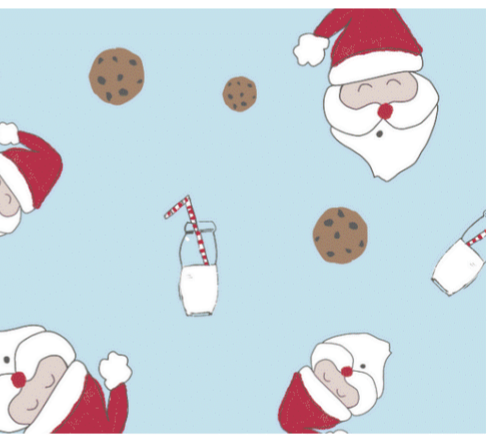 Collard Capers Milk & Cookies Dress Long Sleeve