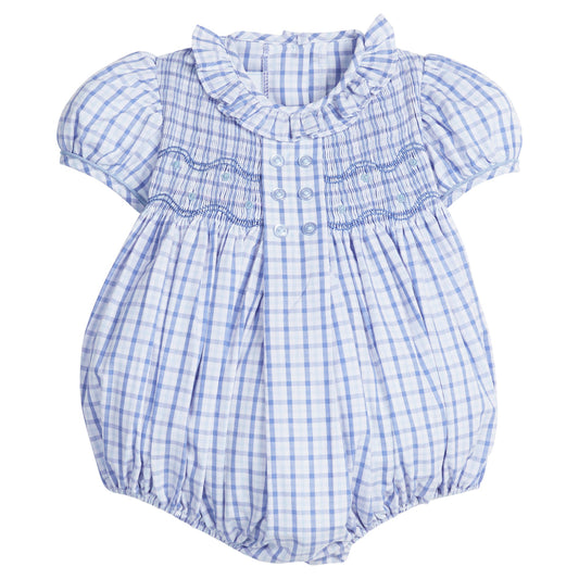 Smocked Bubble -Woodberry Plaid