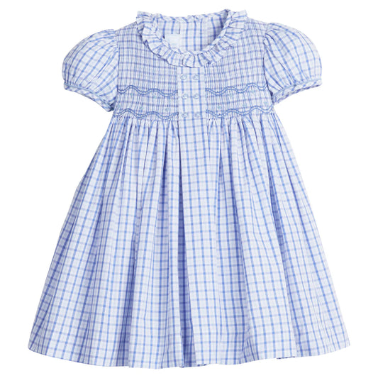 Smocked Bridget Dress - Woodberry Plaid