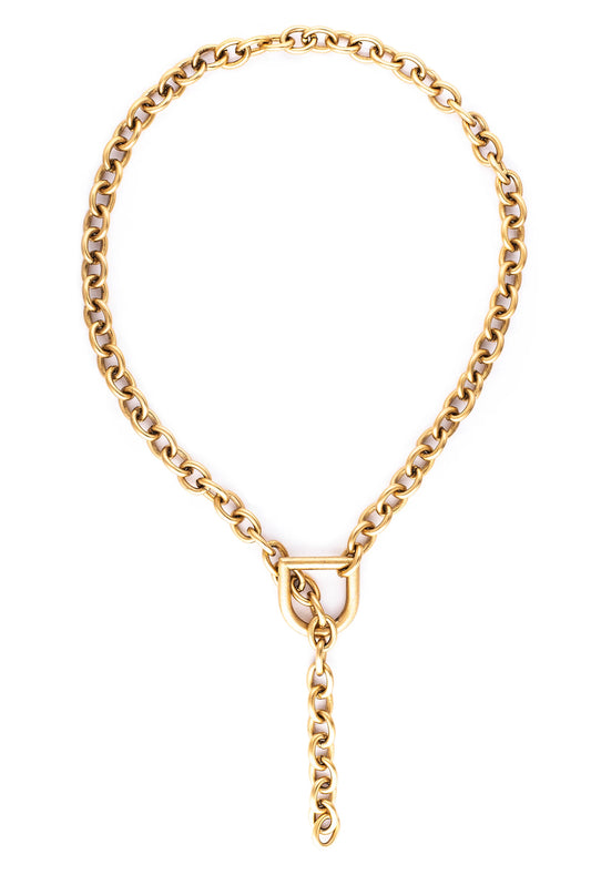 Classic Toggle D Shaped Necklace