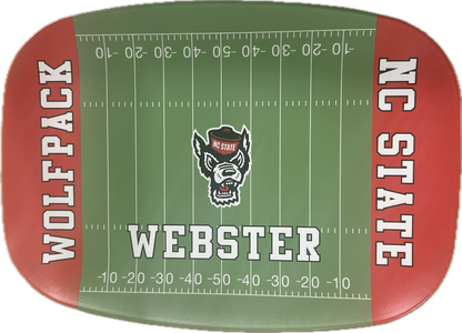 NCSU Football Melamine Platter