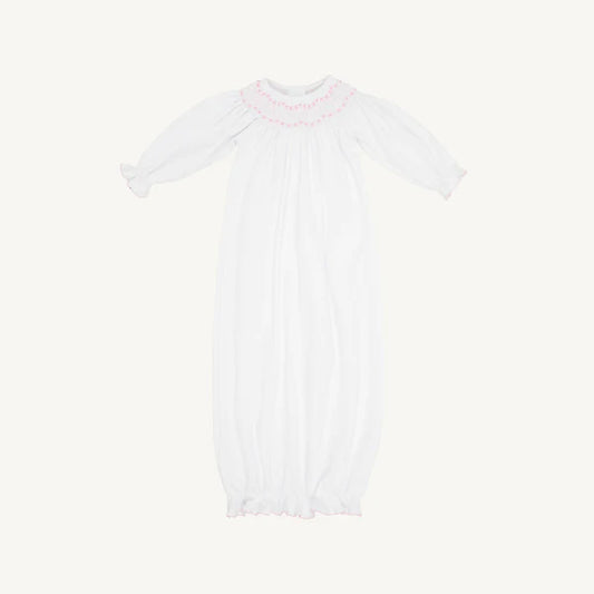 Sweetly Smocked Greeting Gown - Pink