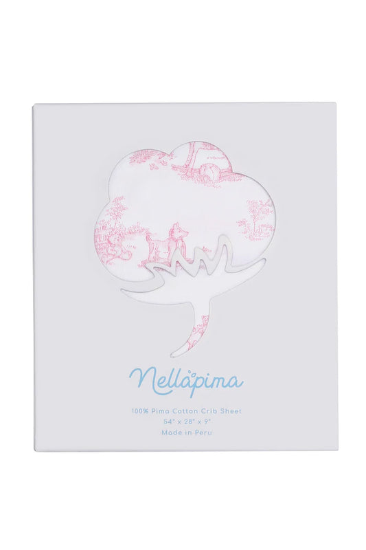 Toile Baby Crib Sheets