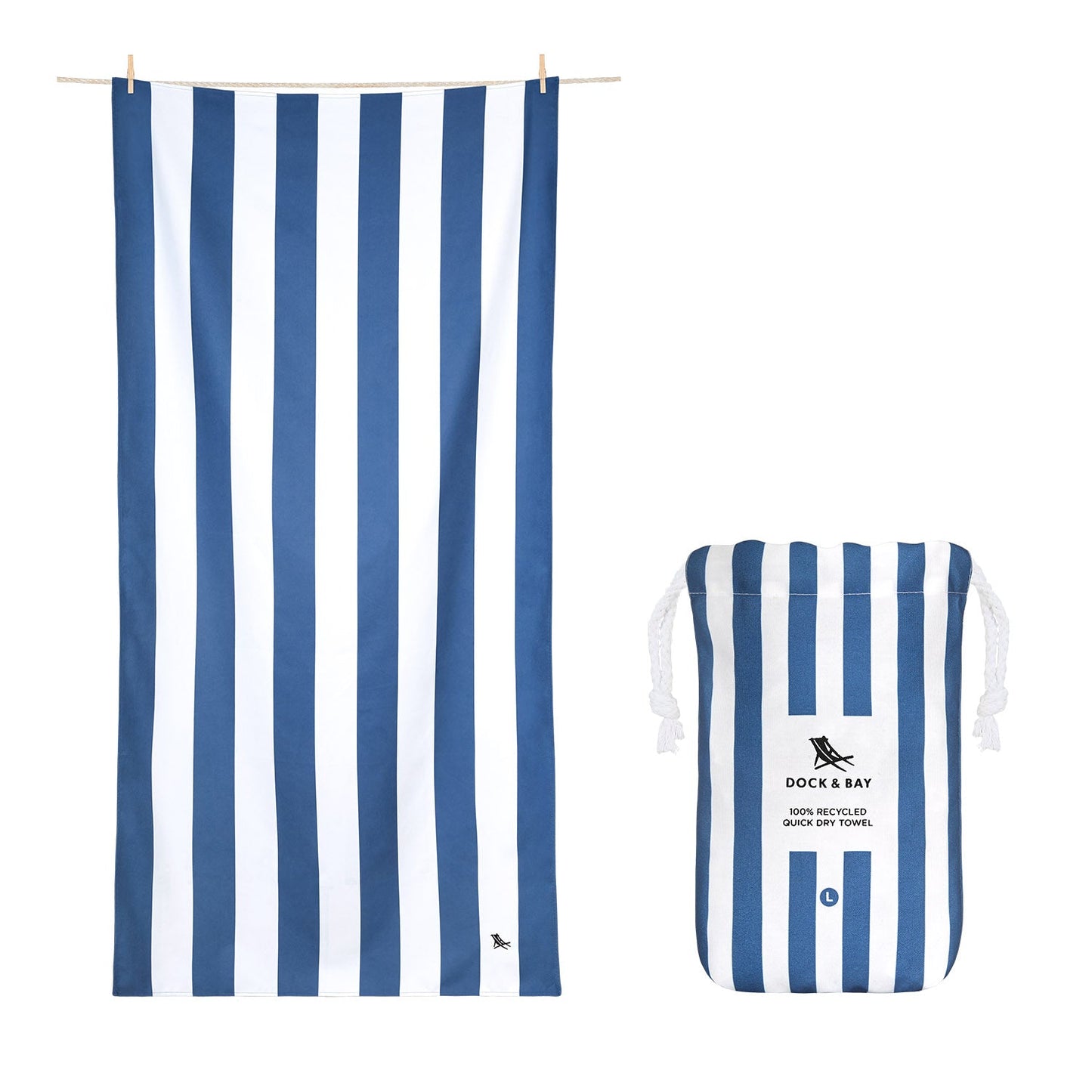 Whitsunday Blue Quick Dry Towel