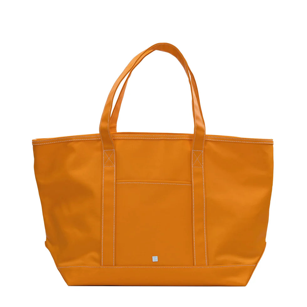 Maxi Tote - Coated Canvas Large Orange