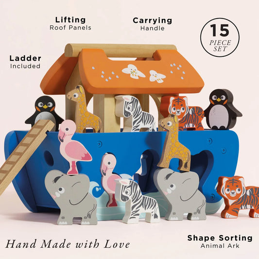 Noah's Wooden Ark Shape Sorter