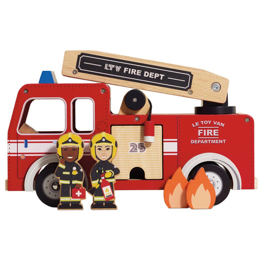 Toy Fire Engine and Characters