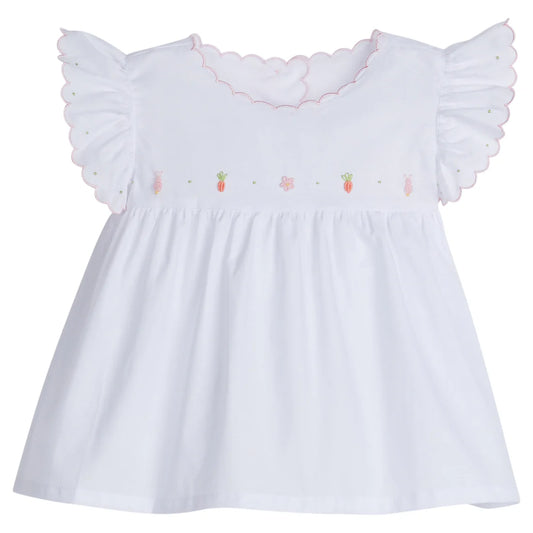 Tea Blouse - Pink Bunny