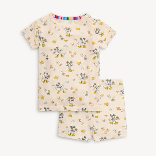 Mickey's Brunch Toddler Short Sleeve PJ Set