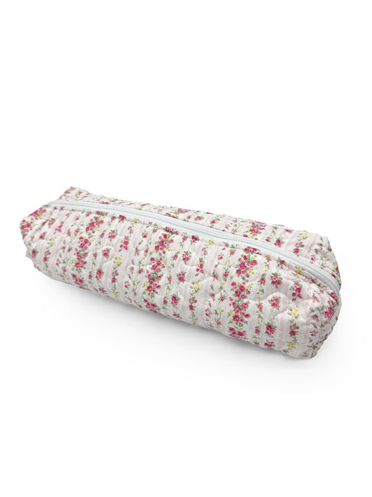 Wilshire Stripe Pink Quilted Hot Tools Bag