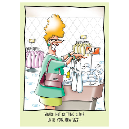 Long Bra Birthday Card