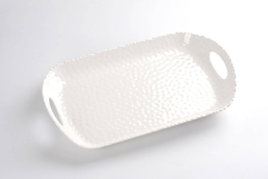 Rectangular Tray with Handles in Melamine