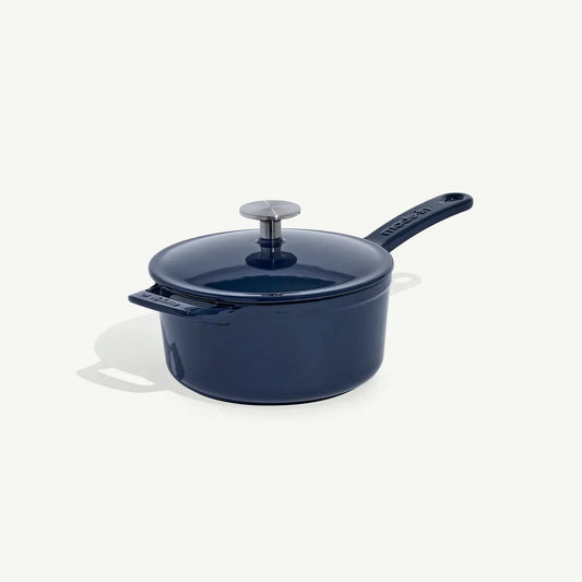 Enameled Cast Iron Saucepan 2 Quart