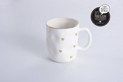 Heart  porcelain Mug
