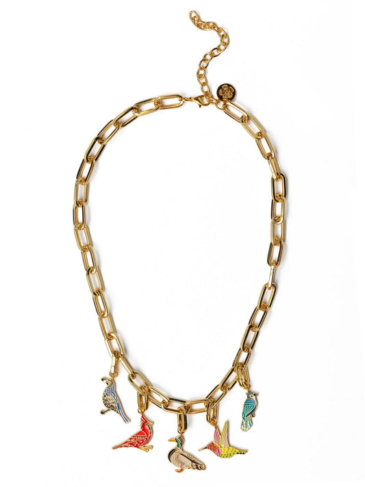 Bird Charm Necklace