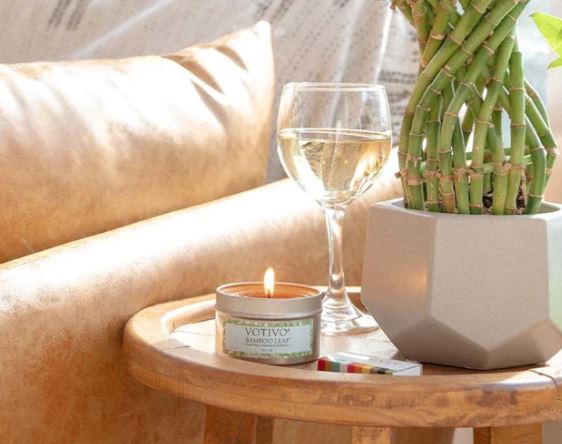 Bamboo Leaf Candle
