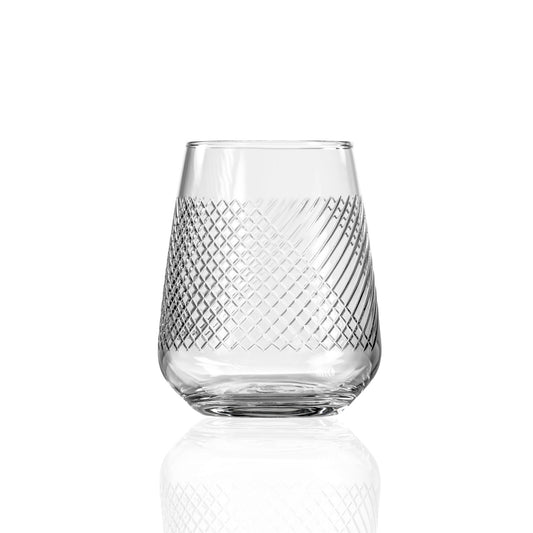 Bourbon Street Stemless Wine Glass set/4