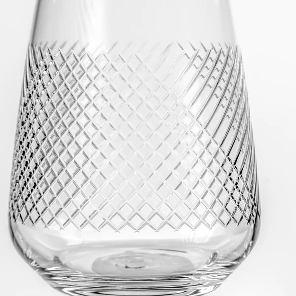 Bourbon Street Stemless Wine Glass set/4