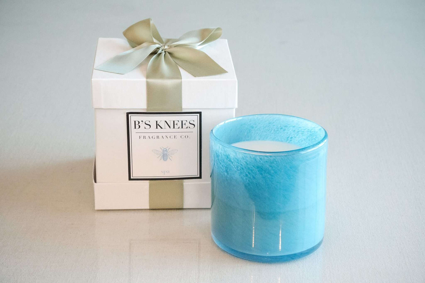 Spa - 3-Wick Blue Glass