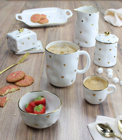 Heart  porcelain Mug