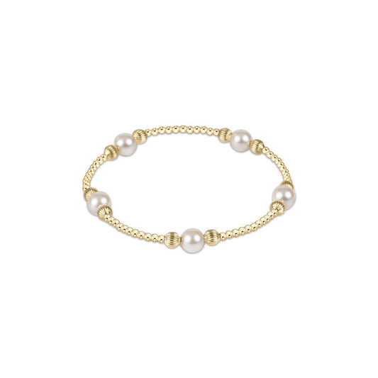 Purpose Pearl 6mm Bead Bracelet - Dignity