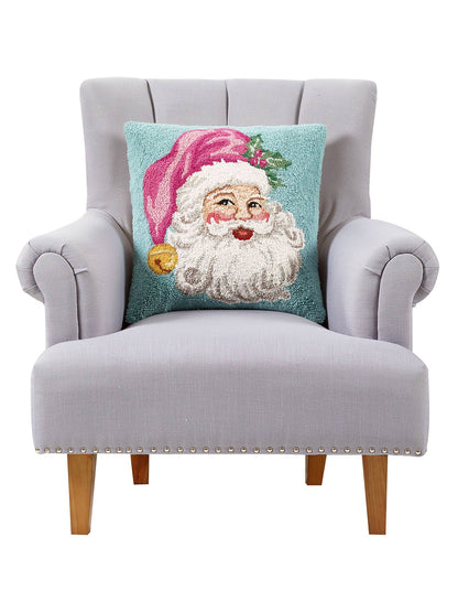 Retro Pink Santa Hook Pillow