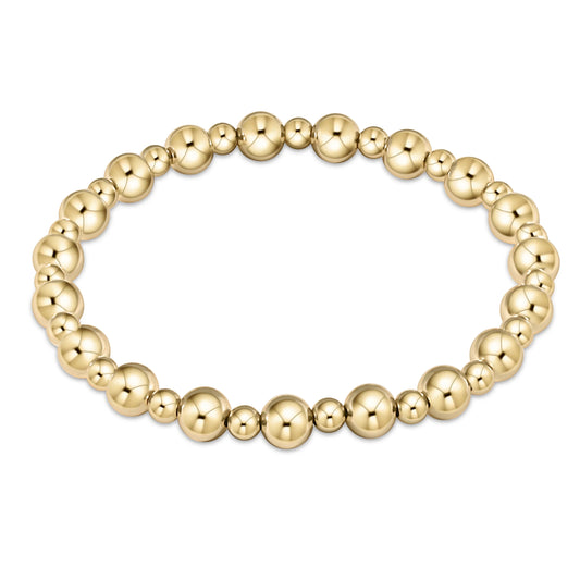 Classic Grateful 6mm Bracelet - Gold