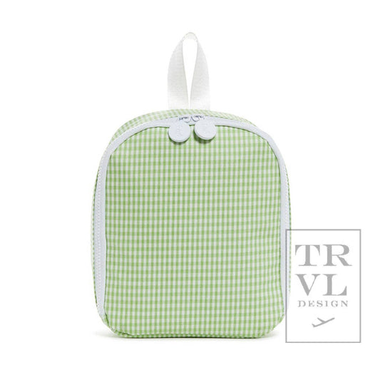 Bring It Lunch Bag - Gingham Leaf2