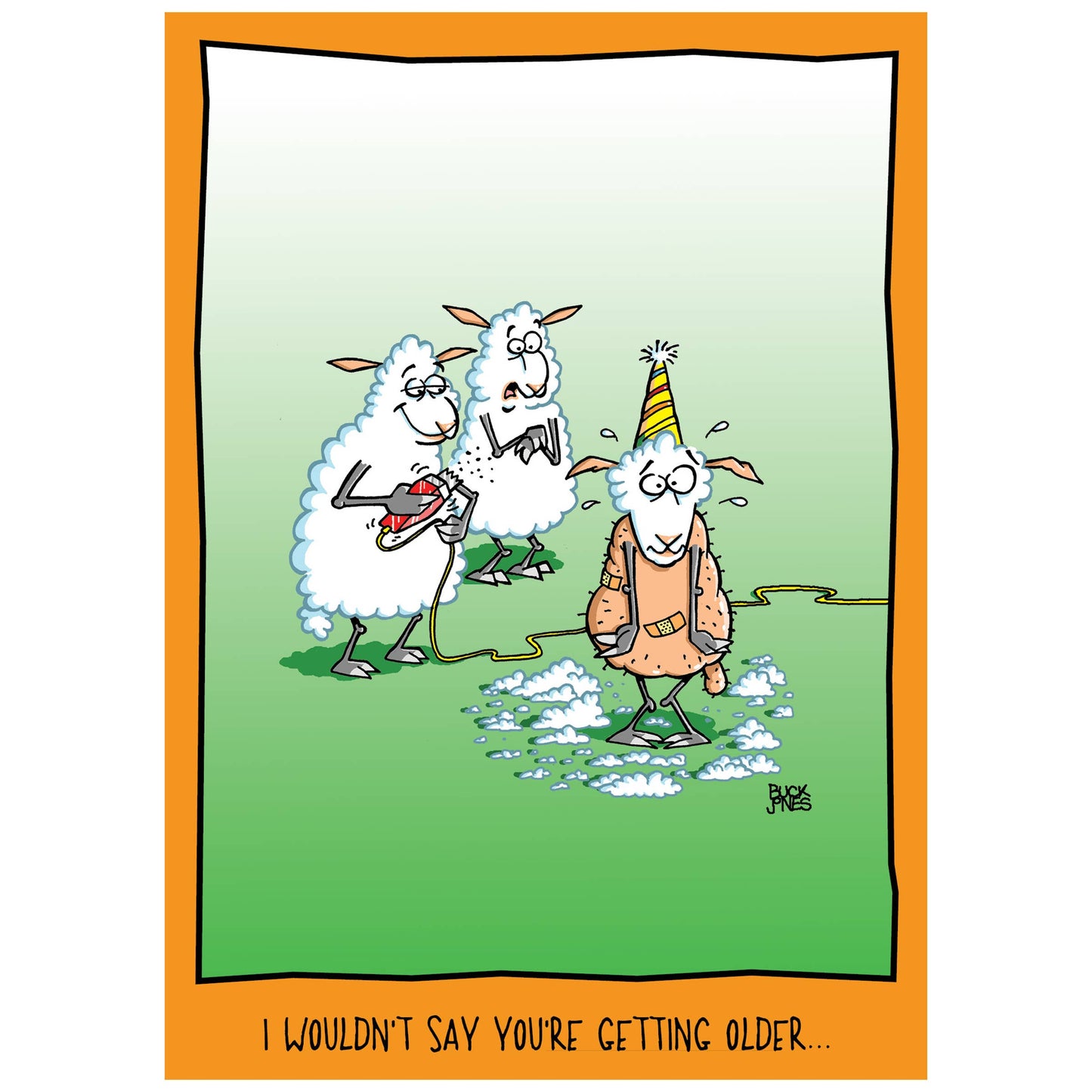 Cutting it Close Birthday Card