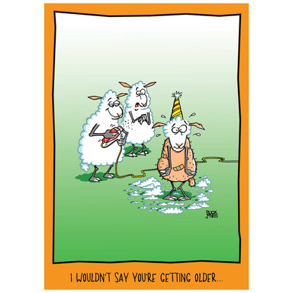 Cutting it Close Birthday Card