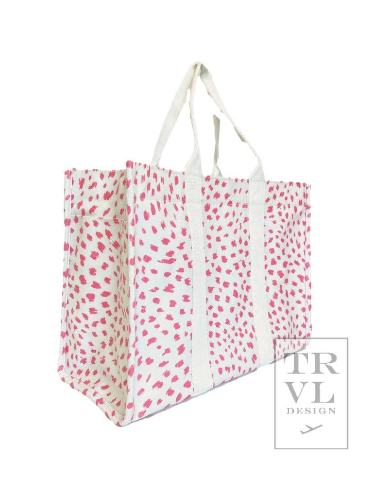Spot on! Large Tote - Spot Pink