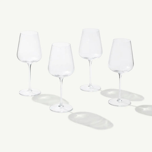 Crystal White Wine Glasses 4/pack