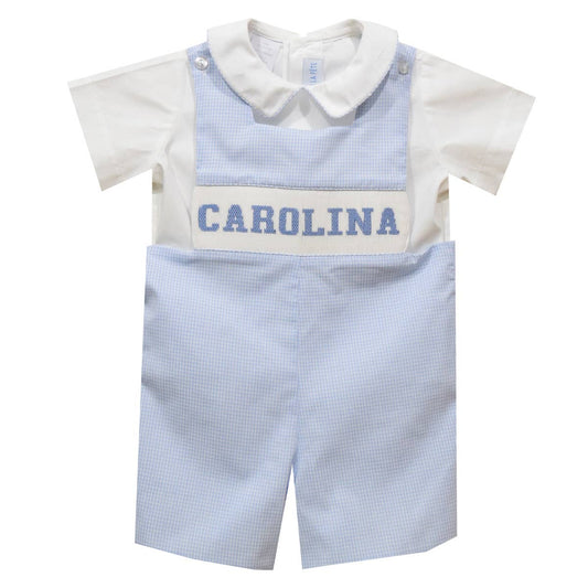 Carolina Smocked Light Blue Jon Jon